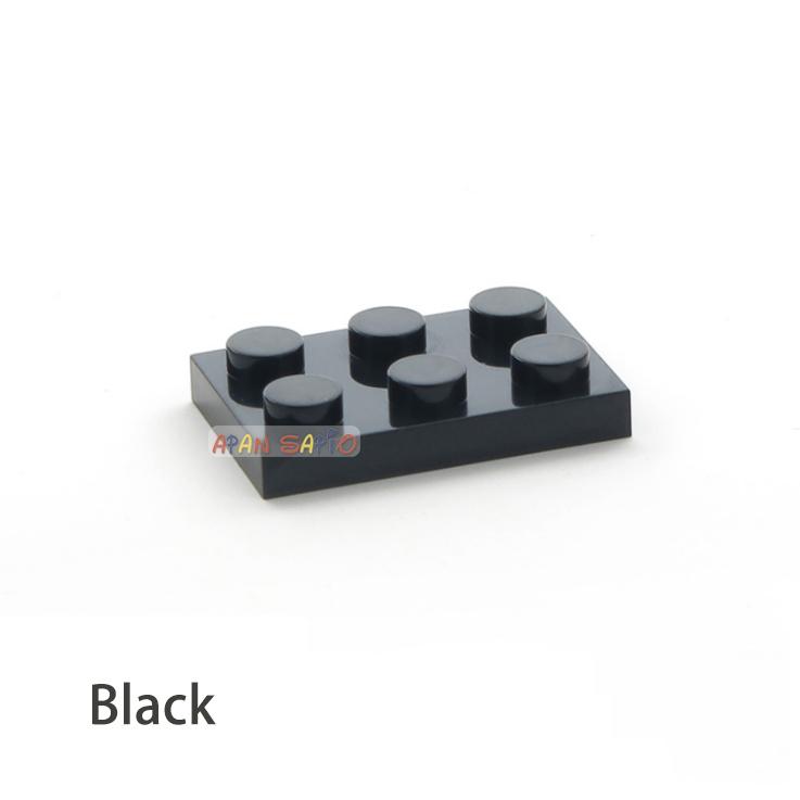 50pcs DIY Building Blocks Thin Figures Bricks 2x3 Dots 12Color Educational Creative Size Compatible With 3021 Toys for Children