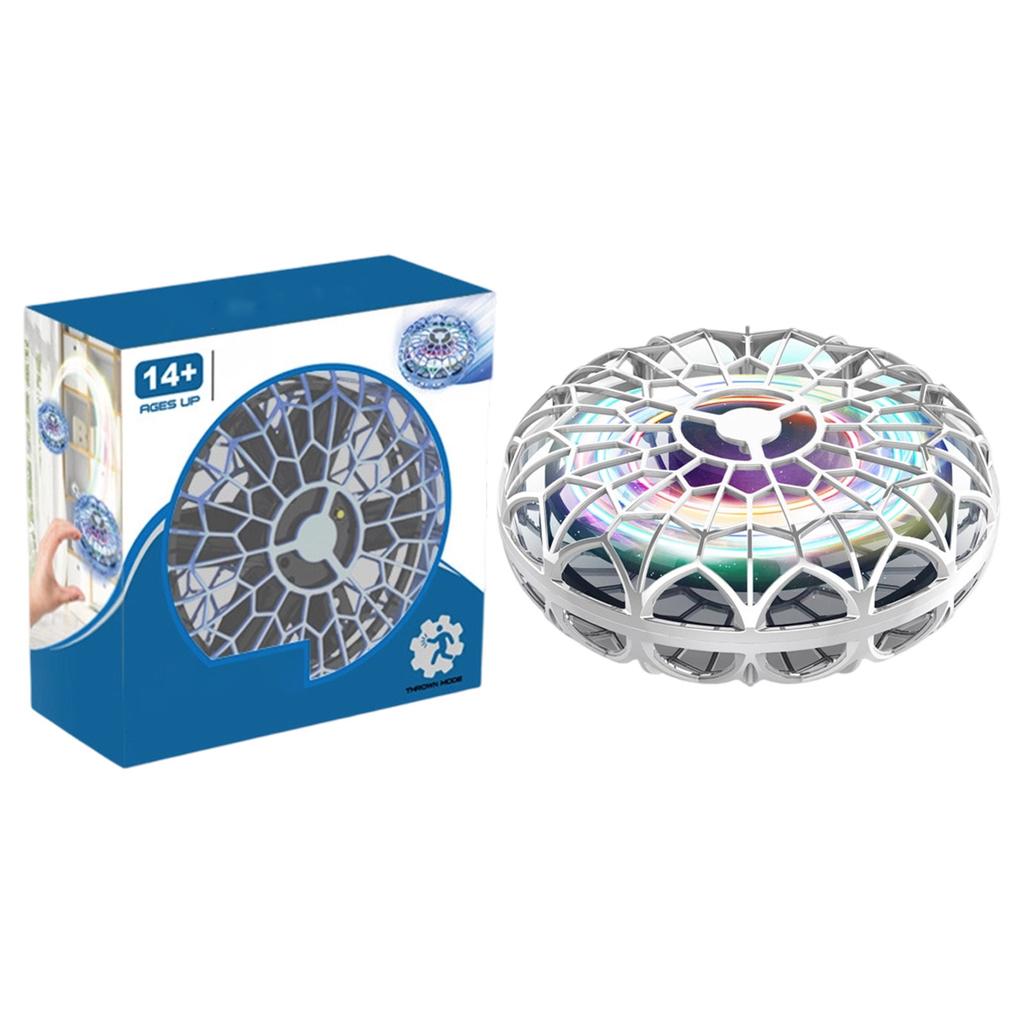 Latający Bączek Hover Ball z Lampkami LED i Klatką Ochronną do Użytku Wewnętrznego i Zewnętrznego Odpowiedni dla Osób w Wieku 14+