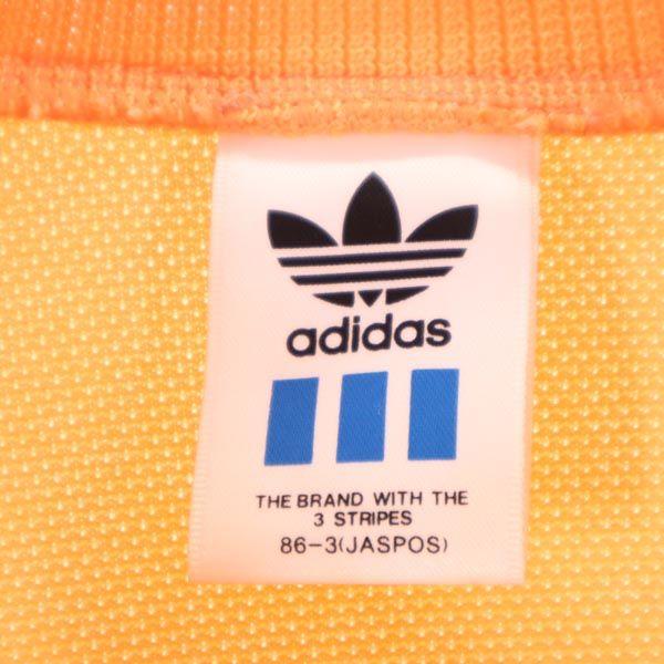 Adidas 80s Vintage Descente Trefoil Logo Zip Jacket S Orange Series Men's Used