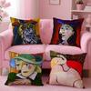 Picasso Pillow Case Anti-dustmite Invisible Zipper Sofa Bed