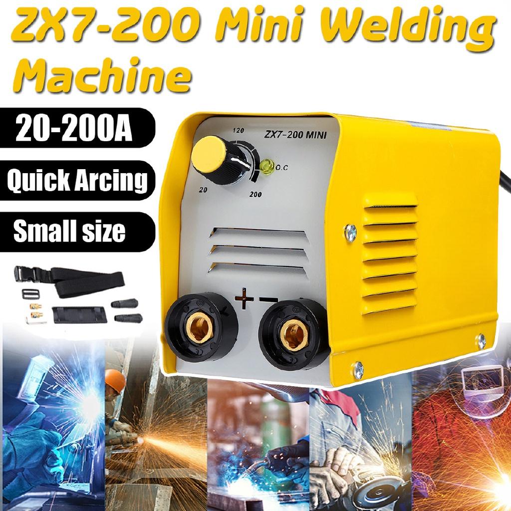 

220V ZX7-200 Портативный Мини Электрический Аппарат Аргонодуговой Сварки С Изолированным Электродом Инверторные Сварочные Аппараты