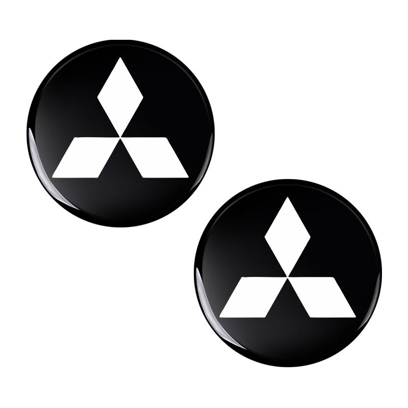 Car Stickers Mitsubishi Dedicated Key Shell Emblem Paster For Mitsubishi Outlander Lancer 10 9 ASX RALLIART Eclipse L200 Pajero