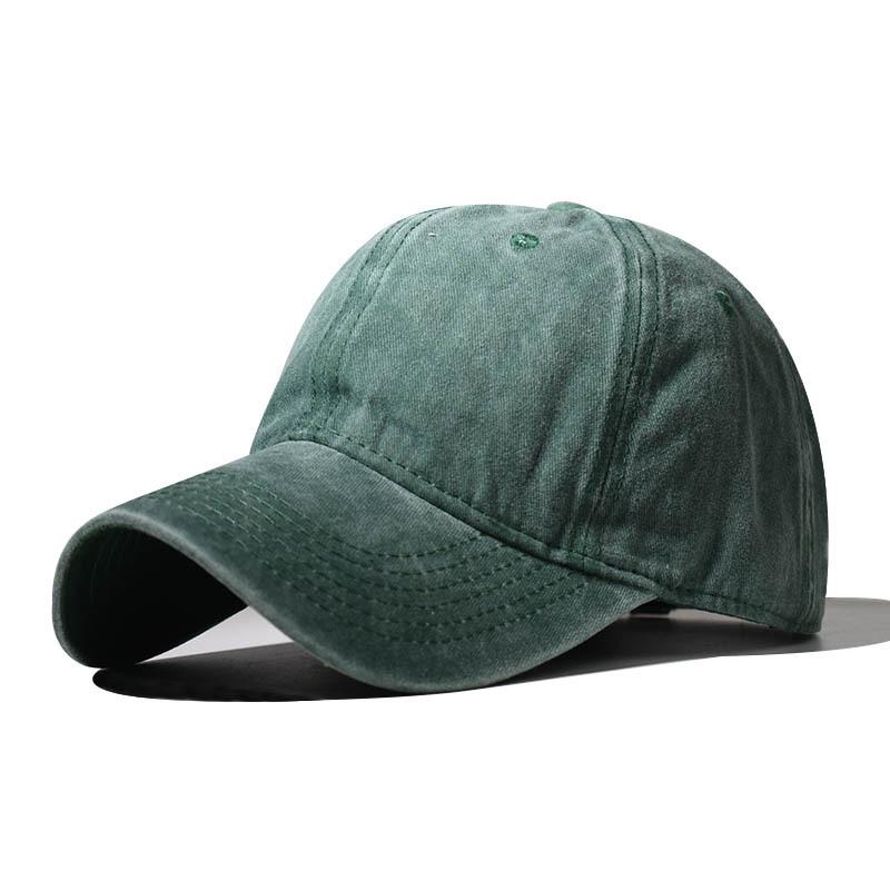 Casquette de baseball adulte légère délavée commerce extérieur marée européenne et américaine casquette à visière courbée printemps et été sports de plein air chapeau de soleil