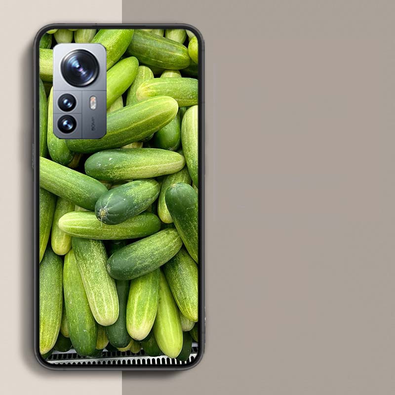 

Crispy Cucumber Paired With Wine Phone Case For Redmi Note 13 Pro Plus 14 Pro+ 12S 12 11S 11T 11E 11 10S 10 9S 9 Xiaomi Capa TPU Redmi Note 14 5G