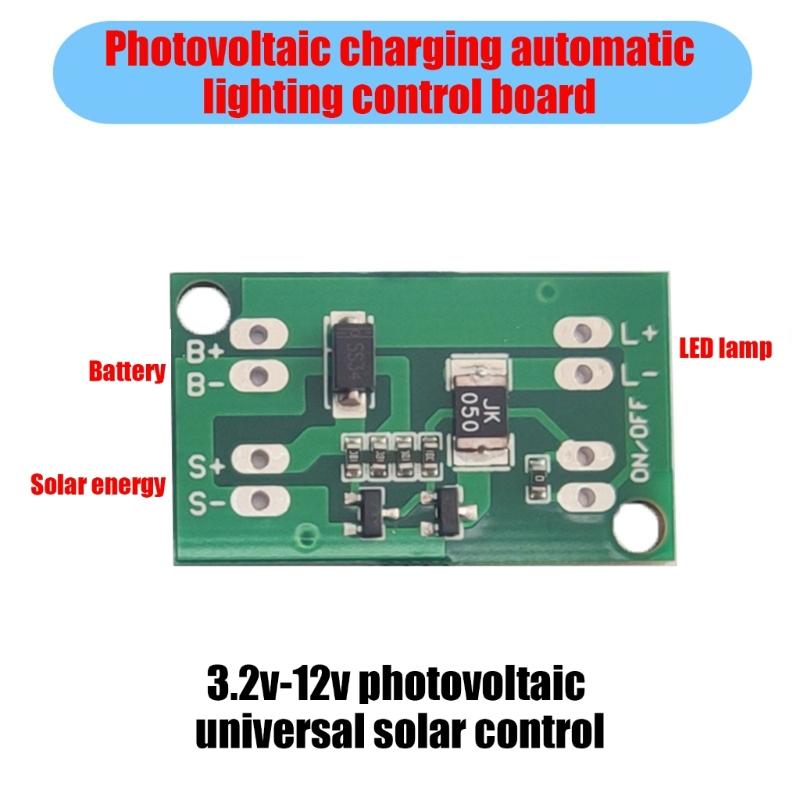 10Pcs Automatic Solar Panel Battery Charger Board Night Light LED Lamp Control Switch Street Light 3.2V 7.4V 11.1V 12V