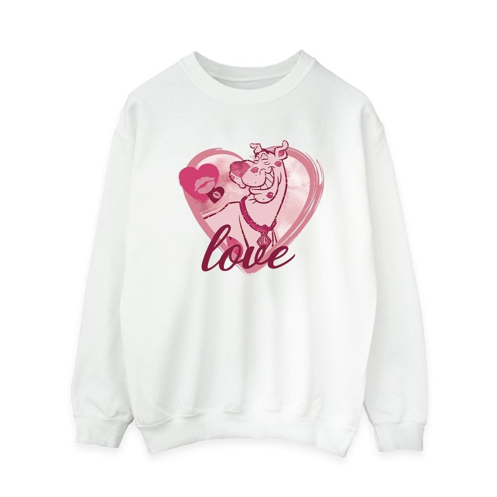 Scooby Doo Womens/Ladies Love Kisses Sweatshirt