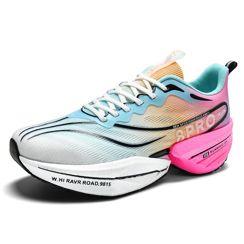 Men's Carbon Plate Sneakers Breathable Marathon Athletic Running Shoes 8PRO Fitness Outdoor Tennis Training Sports Shoes Women