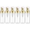 6 Pcs 50ml Empty Transparent Foam Pump Bottle, Foam Soap Dispenser For Eyelash Shampoo Hand Soap Foam Cleaner