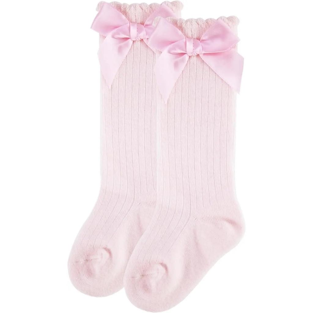 Kleine Baby Mädchen Schleife Prinzessin Spitze Rüschen Socken