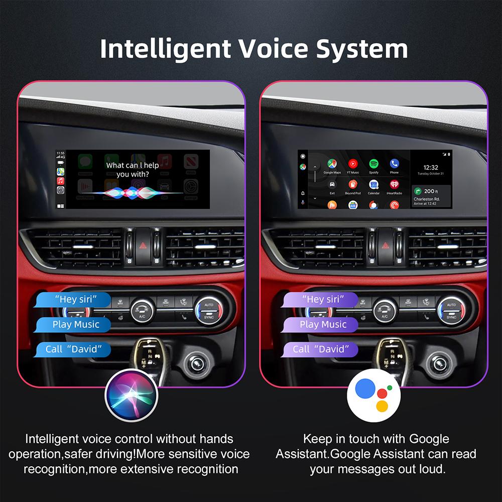NEW Wireless CarPlay Android Auto For Alfa Romeo Stelvio Giulia 2017-2020 Module Android Auto Navigation