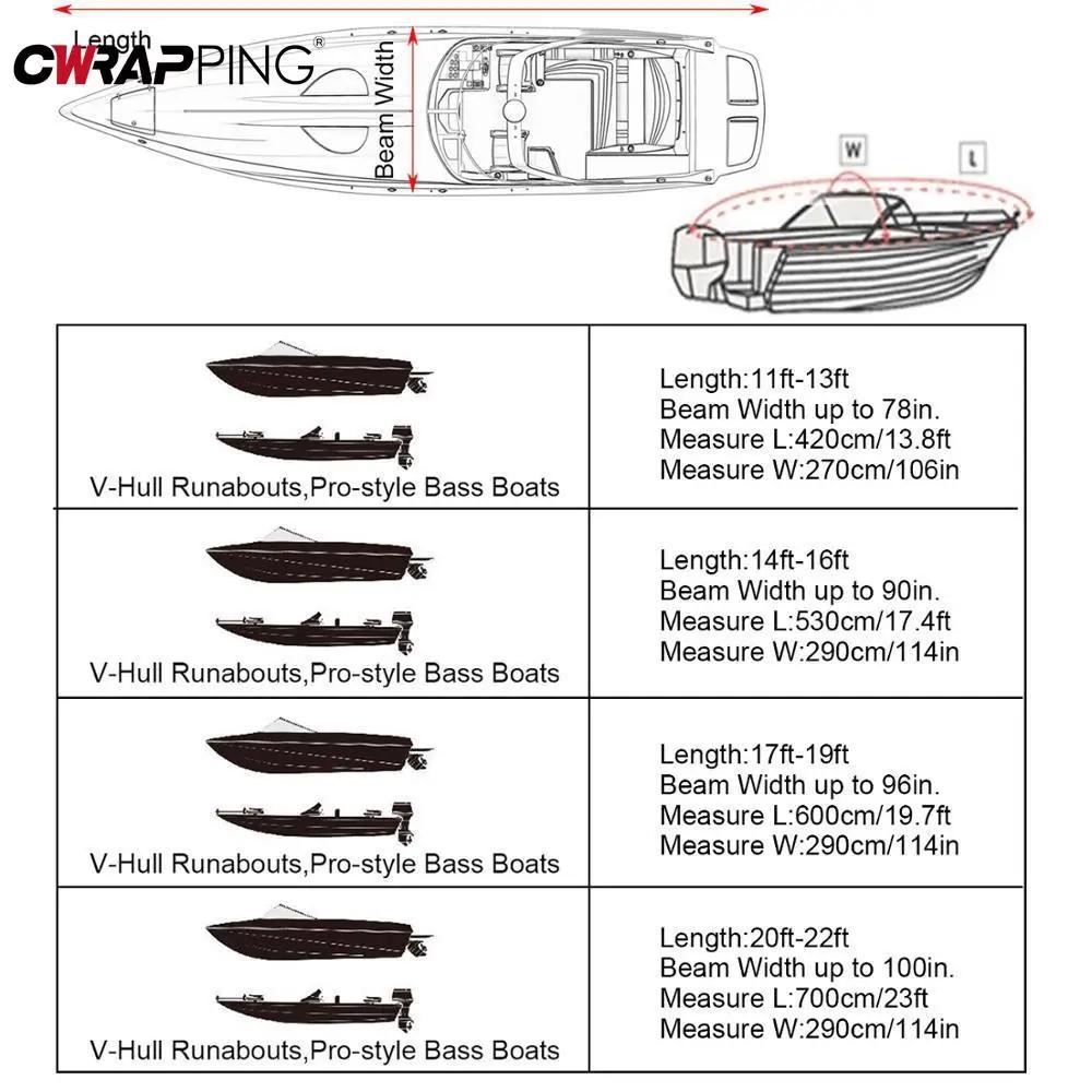 Segelyacht Bootsabdeckung Bootsabdeckung Anti-UV Wasserdicht Strapazierfähig Marine Angel Schnellboot Schutzabdeckung Motorradzubehör