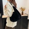 Yogodlns Handbag Faux Plush Bag Temperament Armpit Women's Hobo Bag Large Capacity Shoulder Bag Winter New Design Handbags