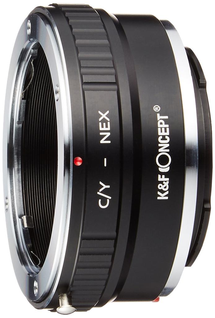 Adaptér pro uchycení objektivu Concept, bajonet Contax, objektiv s bajonetem Sony E, K&F KF-CYE (Konverze Yashica)