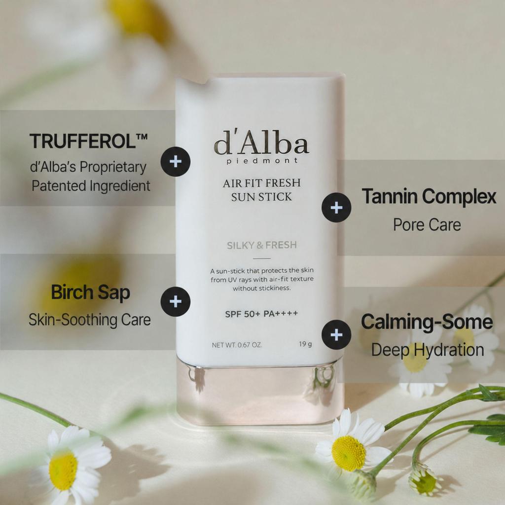 d'Alba Air Fit Fresh Sun Stick SPF50+ PA++++ 19g