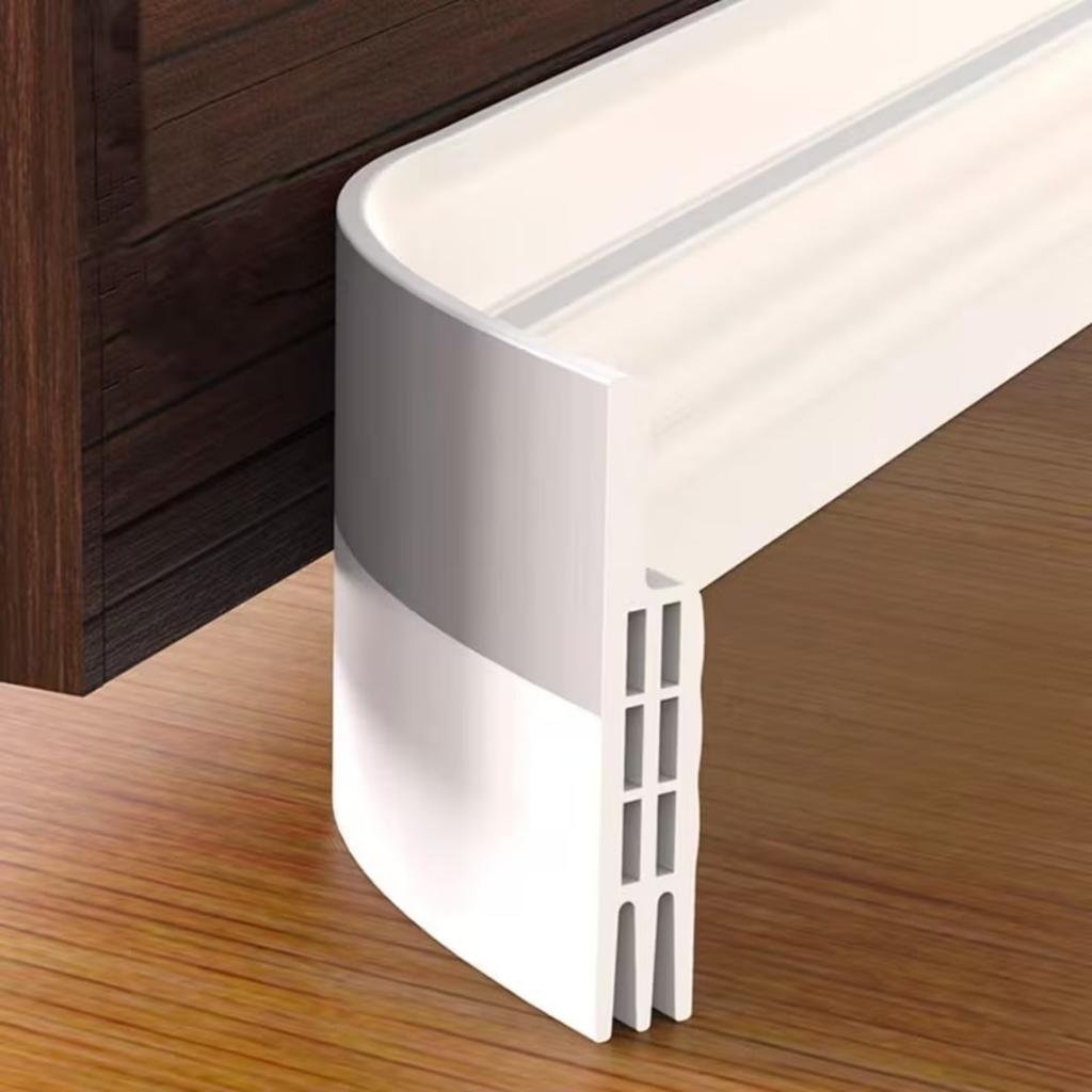 1PC 1M Noise Cold Door Draft Stopper Air Insulation Draft Guard Weather Stripping Garage Window Blocker for Exterior & Interior