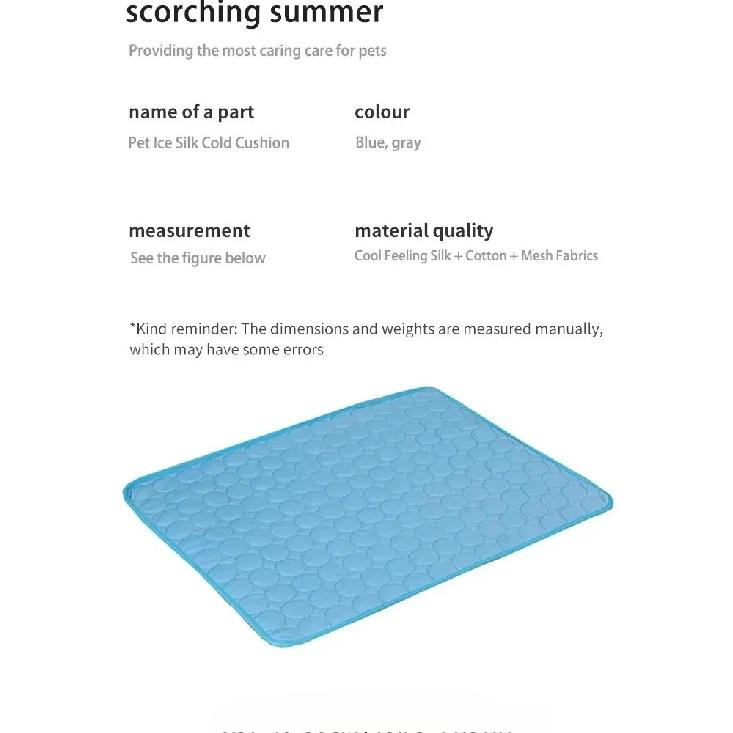 Cat Ice Mats Summer Cat Dog Sofa Nest Bed Cooling Sleeping Pad for Small Dogs Pets Durable Sofa Cooling Pad Blanket