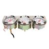 52mm Car Triple Gauge Kit White Dial 12V Oil Pressure Water Temp Voltmeter Car Meter with Sensor