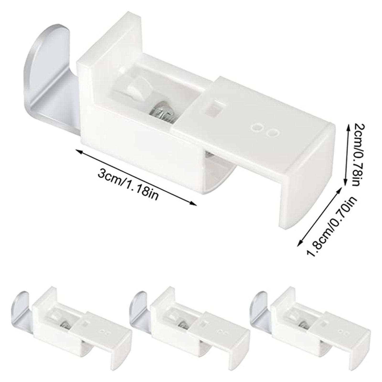 

Quick Mount Plissee Blind Clamps Plissee Blind Attachment Upgrades for Secure Hold on window & Doors Without Drilling 1