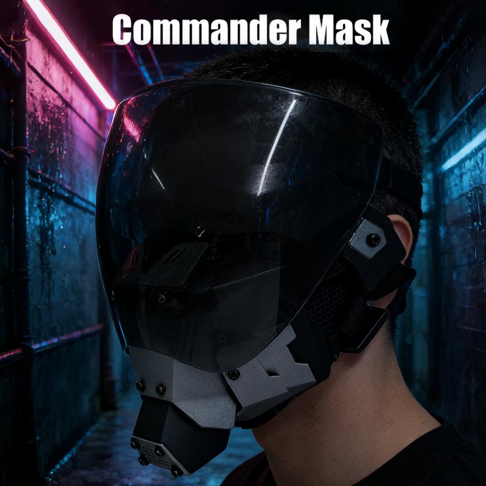 Cosplay Mask Removable Airsoft Paintball CS Wargame Sports Mask Double Sided Anti-fog Lens Protective Gear