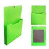 Magnetic Wall File Pocket for A4 Documents, Plastic File Paper Organiser Rack with Hanging Hole for Offices Desktop Metal Cabinet