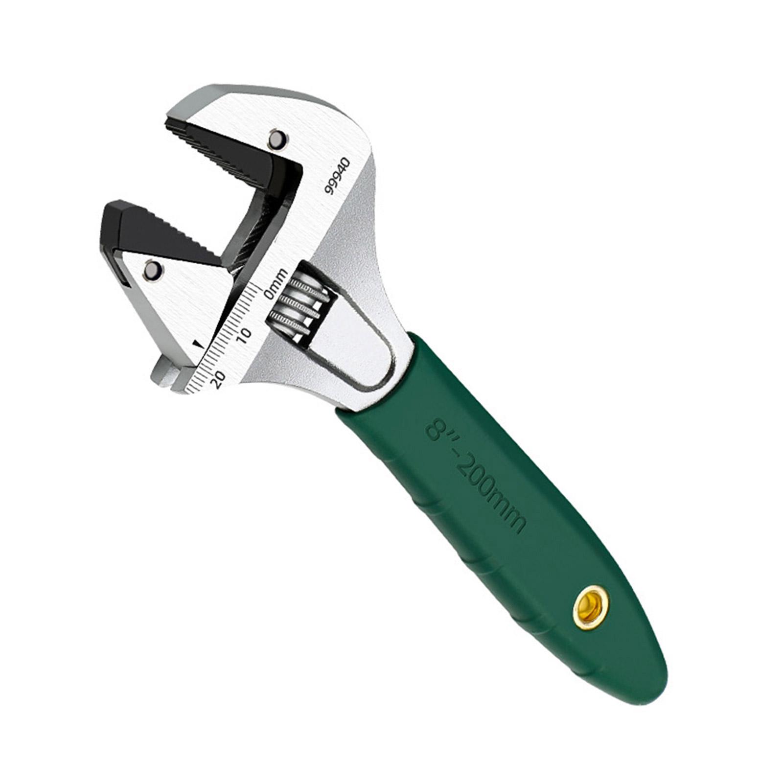 

Универсальный быстрорегулируемый гаечный ключ Удобная рукоятка Регулируемый гаечный ключ с эргономичной рукояткой Простой в использовании для гаек и болтов 8