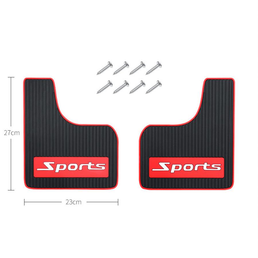 2Pcs Sports Mud Flaps Splash Guard Fender Mudguards Set For Car Truck Pickup SUV