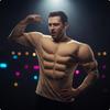 Muscle Shirt Costume Lifelike Suit skinTone for Adults