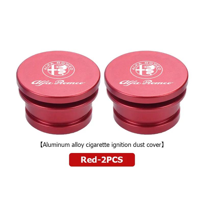 DCLLR1 Car Metal Cigarette Lighter Button Cap Dustproof Cover Socket For Alfa Romeo Giulietta GT 159 147 156 Mito Brera Giulia Spider