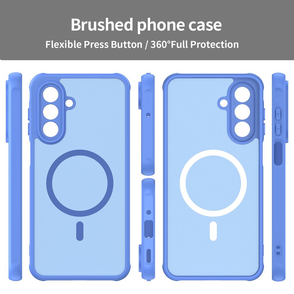 Capa para Celular Samsung Galaxy A17/F17, Capa Protetora Magnética à Prova de Choque para Samsung Galaxy A17/F17