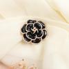 Jewelry Accessories Camellia Elegant Pin Pearl Alloy Coat Brooch Rose Flower Brooch