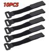 10Pcs/lot Bicycle Handlebar Strap Holder Cycling Flashlight Tie Rope Bandages Universal Nylon Sticky Tie Fixed Items Bike Strap