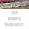 Model Railway Scenery Fence Easy Installation 1:64 Ornament for Micro Landscape Decor Building