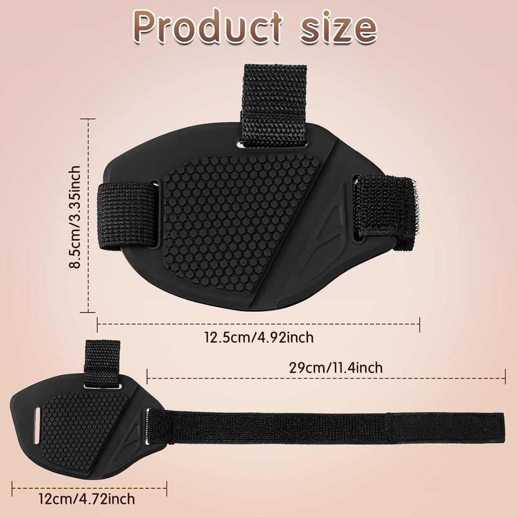 Frienda 4 Pieces Motorcycle Shifter Pad Boot Cover Black Motorcycle Shoe Cover Rubber Shoe Protector Pads For Men Women Gear Accessories