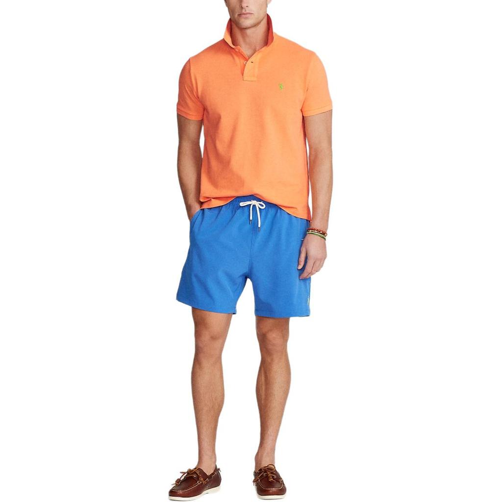 Polo Ralph Lauren Ss25 Pony Logo Embroidered Short Sleeve Cotton Polo Shirt Men tops MNPOKNI1N821118-800