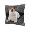 Cute Jack Russell Terrier Cushion Cover 40x40cm Soft Pet Dog Throw Pillow for Car Square Pillowcase Living Room Decoration