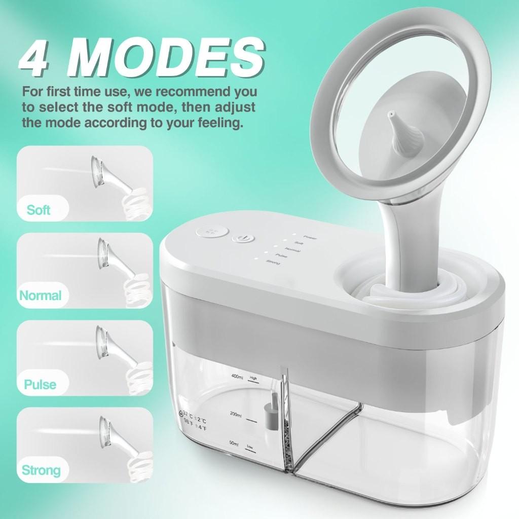 4 Modes Electric Ear Cleaner Adults Children Safety Ear Washer Household Ear Irrigation System Earwax Removal Tool
