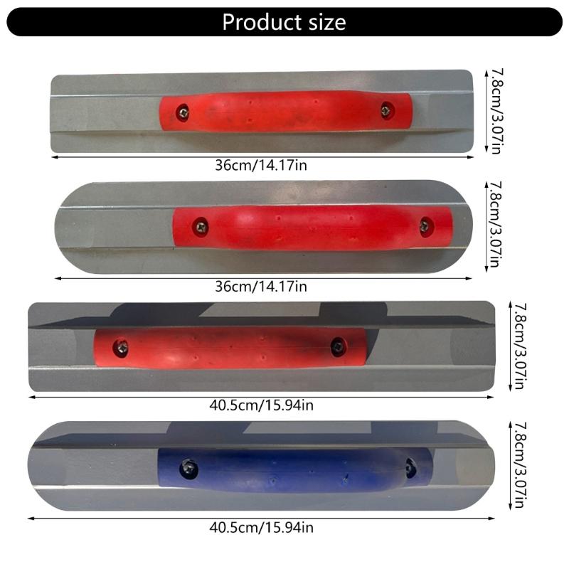 Handheld Plastering Trowel Ergonomic Drywall Skimming Spreader with Flexible Cutter Head Angle Adjustment Wall Smoothing