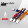 Diamond Glass Cutter & Scraper for Thick Tiles - Multi-Functional Roller Head Tool