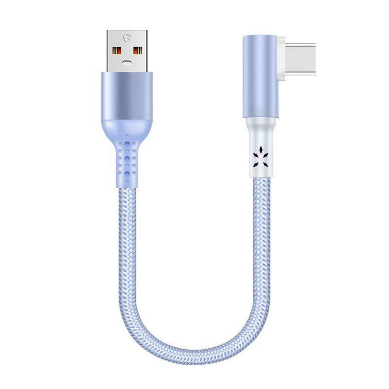 0.25/0.5m Short Double Type-C Data Cable for Huawei & Apple iPhone - PD Fast Charging.