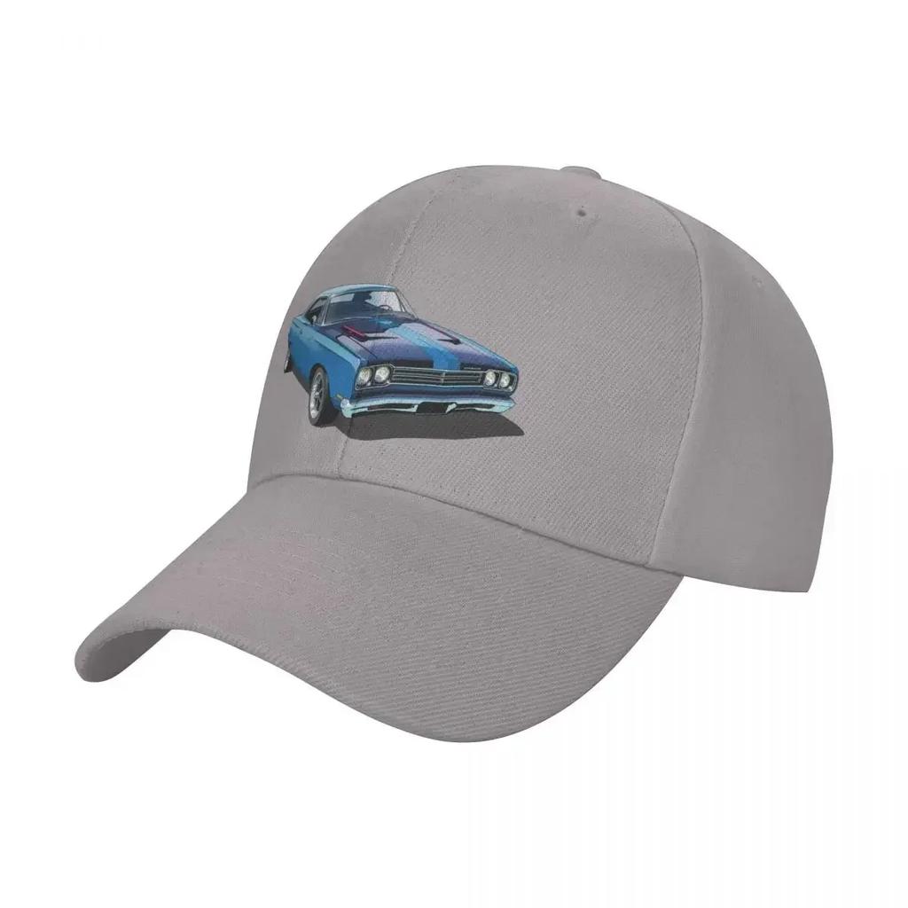 1969 Plymouth Roadrunner in blue Baseball Cap dad hat fishing caps man Luxury Hat Golf Women Men's