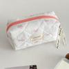 Fashion Blue Bow Women Cosmetic Bag Travel Pouch Large Capacity Makeup Bag 3 Type Zipper Storage Handbag Gifts