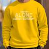 Men's Relaxed Fit Crew Neck Sweatshirt, Classic & Comfortable, Suitable for Weekend Outings