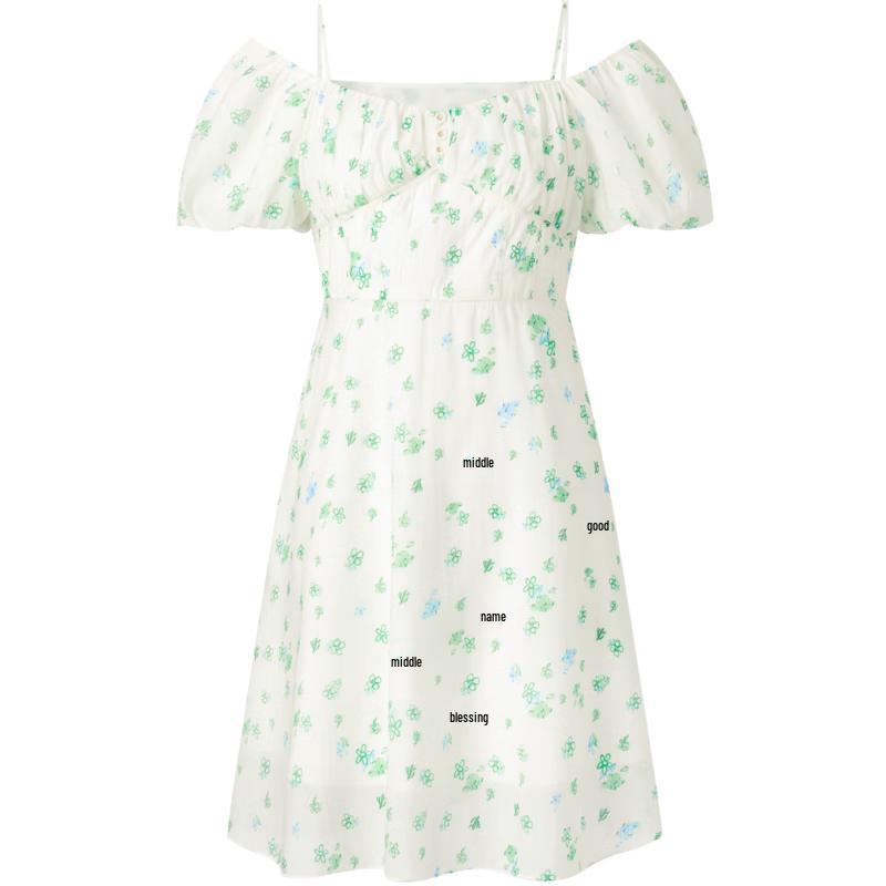 

PEACEBIRD Women s Autumn French Floral Mini Dress M