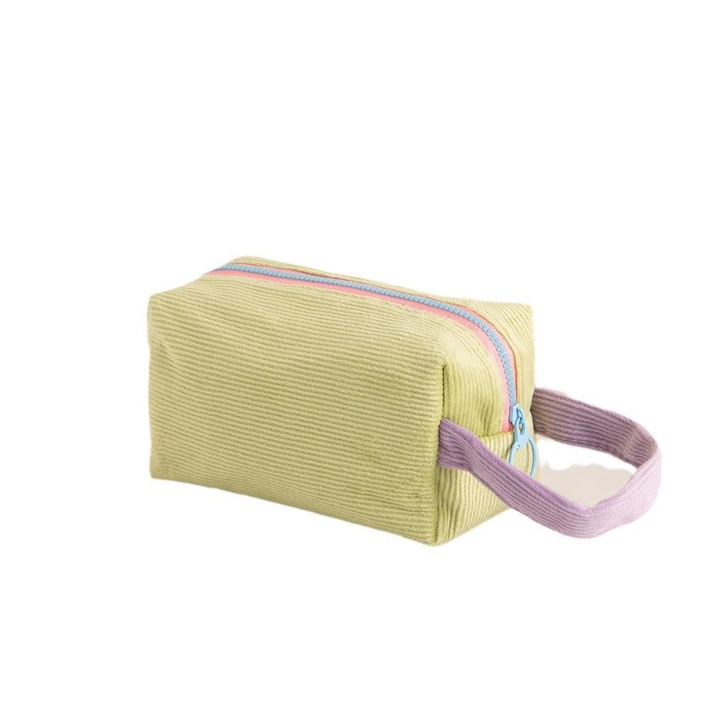 Cord-Kosmetiktasche für Damen mit großem Fassungsvermögen und Tasche zur Aufbewahrung für den täglichen Gebrauch