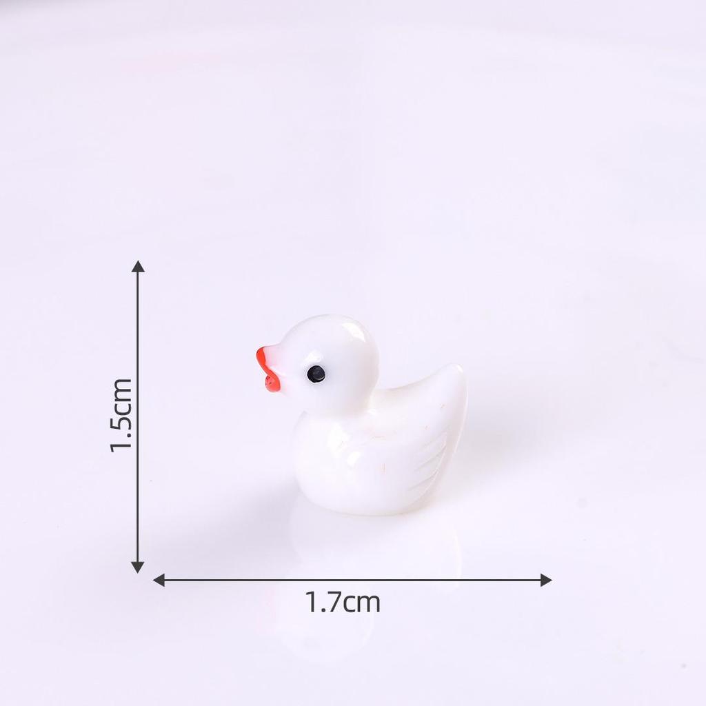 Pryskyřičná svítící kachna DIY komponenty pro šperky a vlasové doplňky