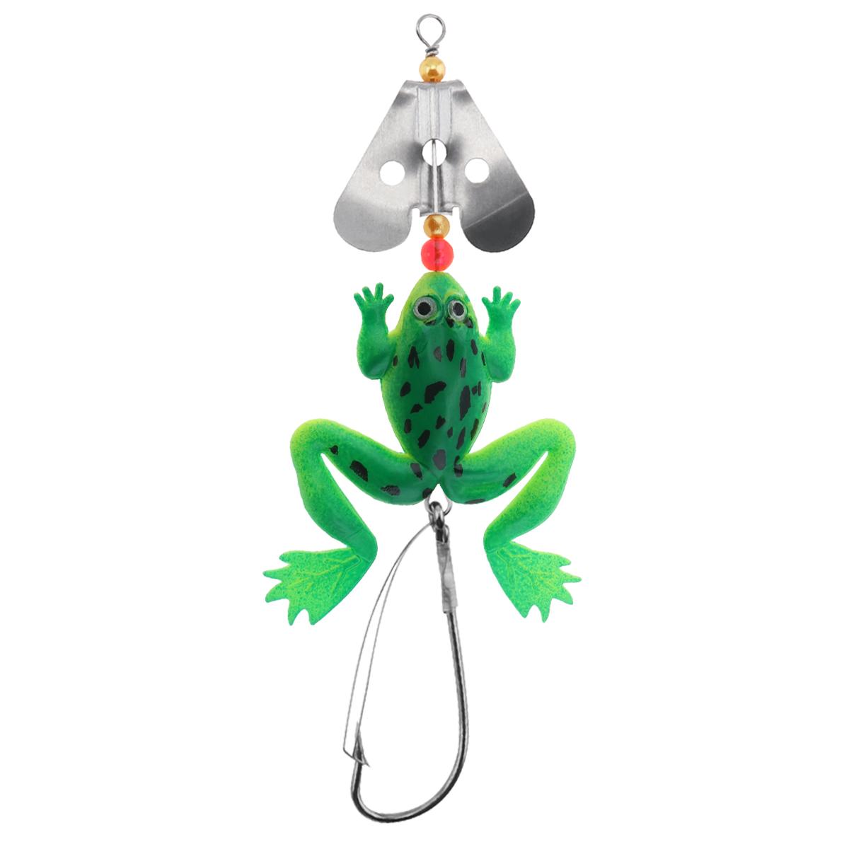 

6,2 г резиновая лягушка, мягкие приманки, кривошипная приманка, тонущий окунь, карп, искусственная приманка для рыбалки с вращающейся вспышкой