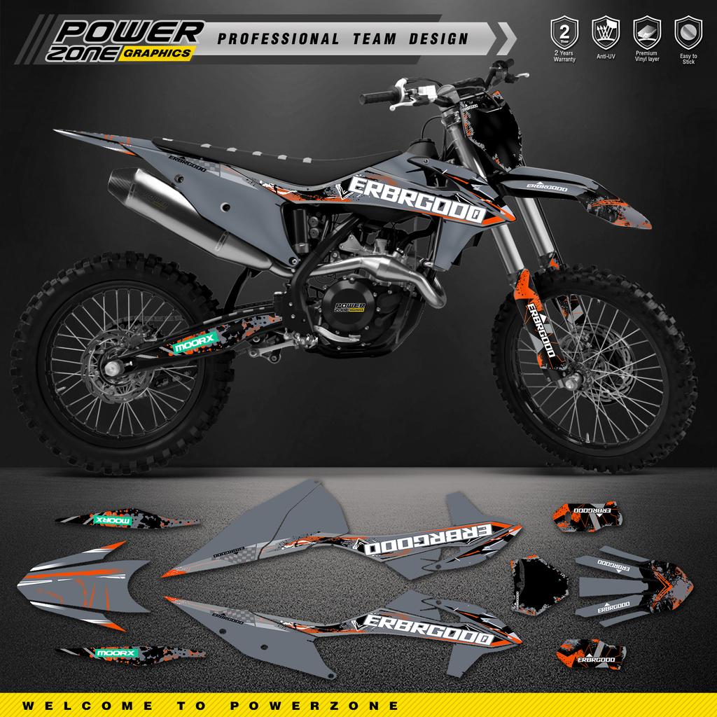 PowerZone For KTM EXC EXC-F 2020 2021 2022 2023 200 250 CC Graphics DECALS Stickers Kit For 2019 2020 2021 2022 SX SXF 88