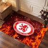 Tappeto in Velluto di Cristallo con Stampa del Middlesbrough Football Club, Comodo Assorbente d'Acqua Antiscivolo Tappeto per Pavimenti Interni
