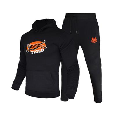 Männer Frauen Tiger Druck Trainingsanzug Hoodies + Hosen Jogging Kapuzen Sweatshirt Pullover Casual Sport Winter Streetwear Kleidung