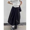 High-waisted Lantern Skirt Skirt High Waist Bud Lantern Dress Skirt Mid-Length Skirt for Women